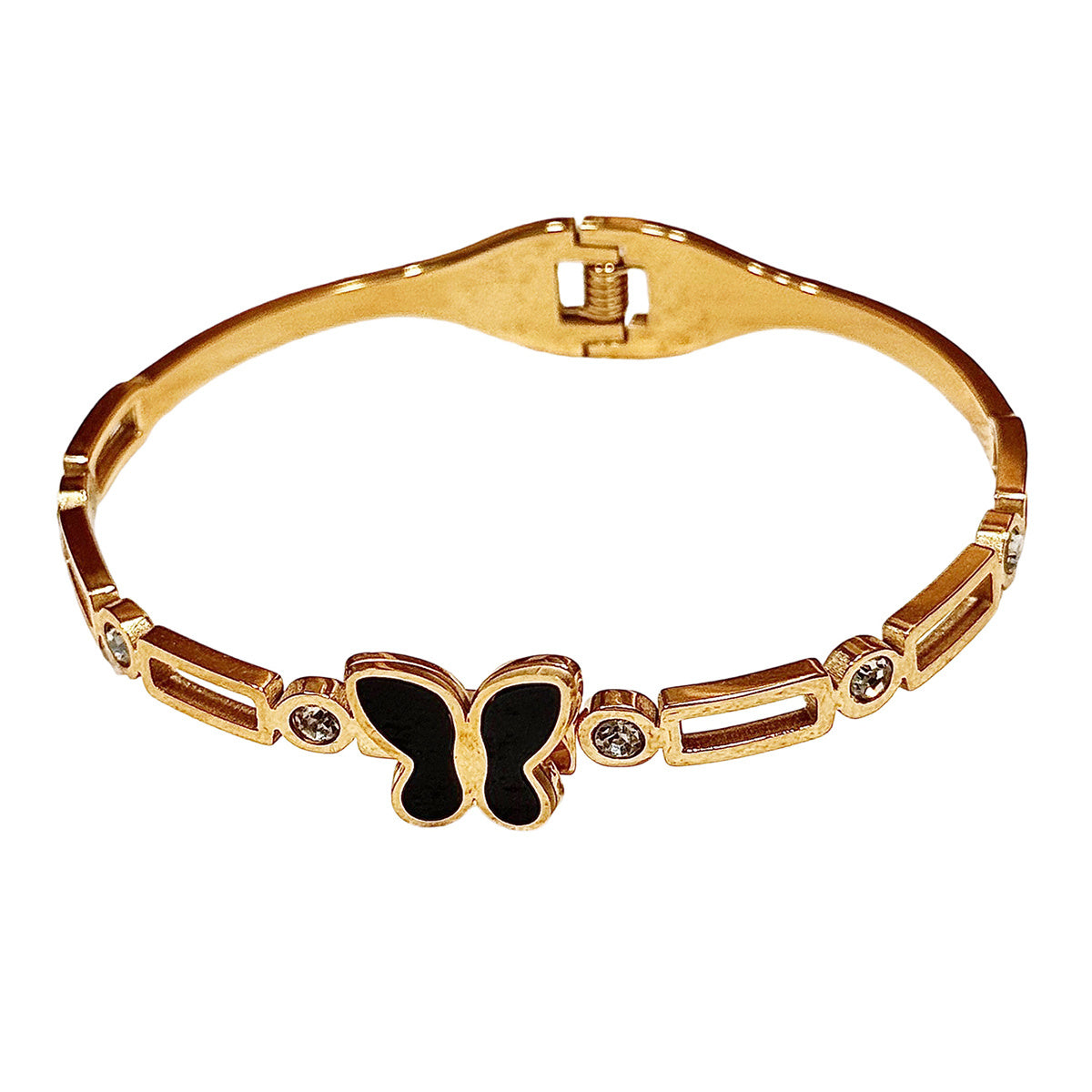 Auravelle Black Butterfly Bracelet – Grace in Every Detail