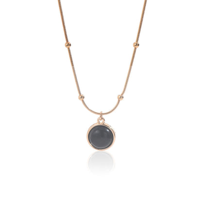 Auravelle Minimalist Stainless Steel Pendant Necklace – Understated Elegance, Crafted to Last